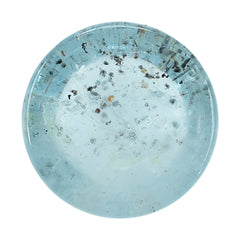 MOSS AQUAMARINE PLAIN ROUND CAB 10MM 3.87 Cts.