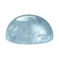 MOSS AQUAMARINE PLAIN ROUND CAB 8MM (TH. 4.00-4.40MM) 2.15 Cts.