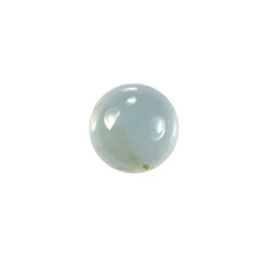 MOSS AQUAMARINE PLAIN ROUND CAB 6.00X6.00 MM 0.90 Cts.