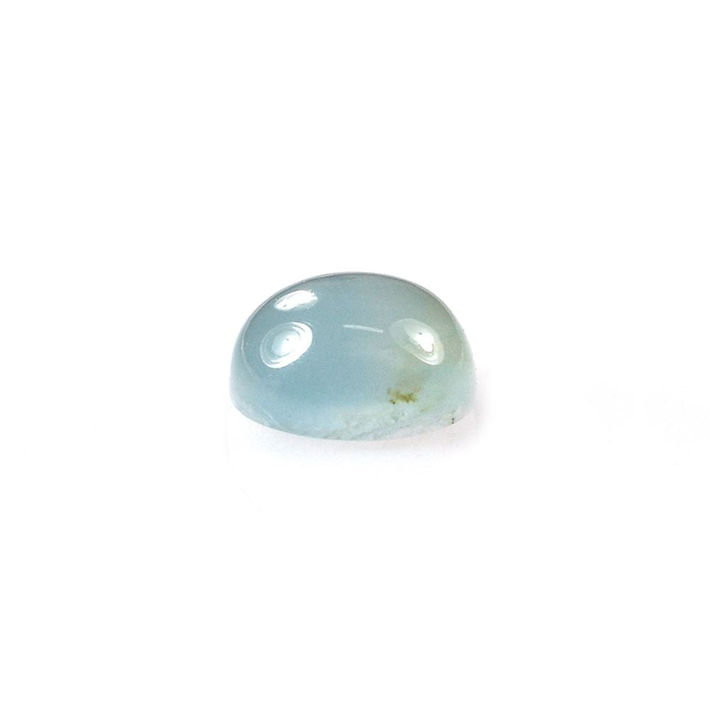 MOSS AQUAMARINE PLAIN ROUND CAB 6.00X6.00 MM 0.90 Cts.