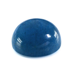 MILKY BLUE QUARTZ ROUND CAB (DARK) 12MM 7.15 Cts.