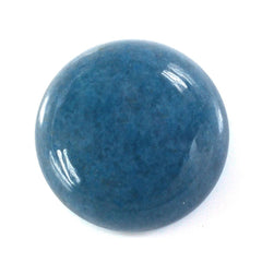 MILKY BLUE QUARTZ ROUND CAB 12MM 7.05 Cts.