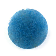 MILKY BLUE QUARTZ ROUND CAB 12MM 7.05 Cts.