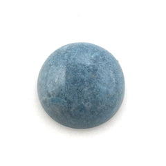 MILKY BLUE QUARTZ ROUND CAB 12MM 6.03 Cts.