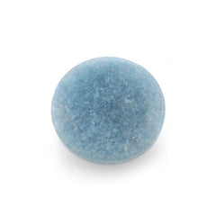 MILKY BLUE QUARTZ ROUND CAB 12MM 6.03 Cts.