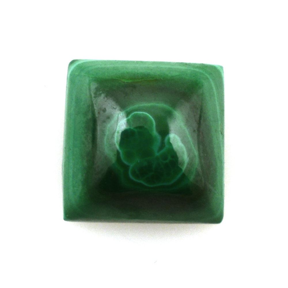 MALACHITE SQUARE CAB 6MM 1.50 Cts.