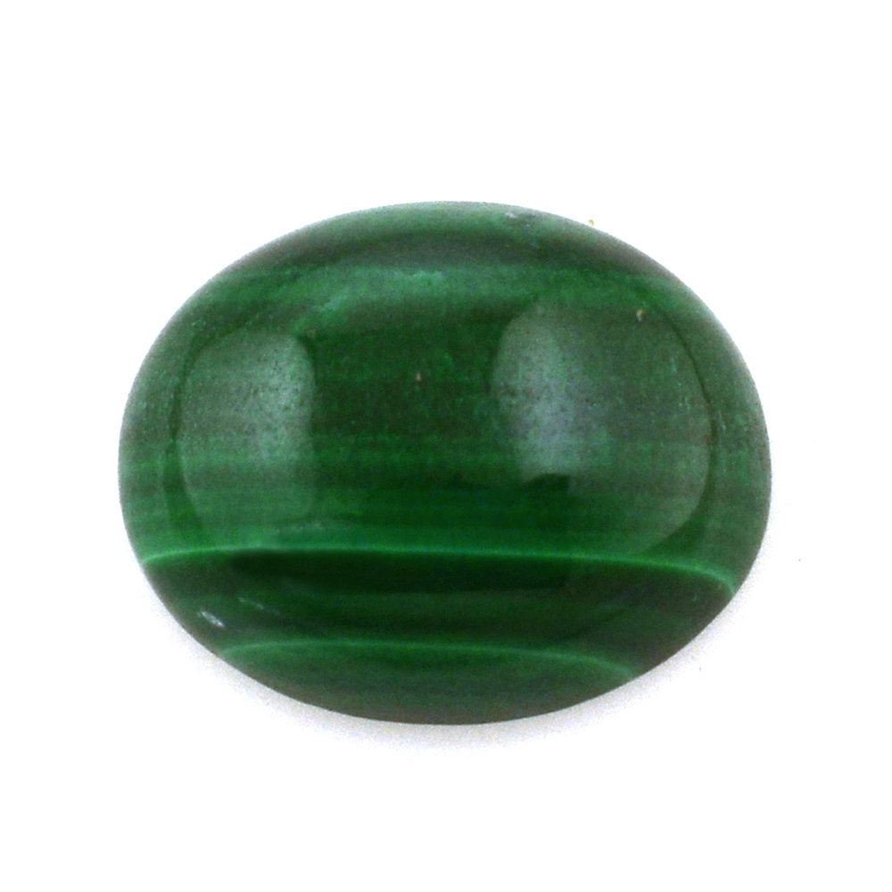 MALACHITE OVAL CAB 10X8MM 3.35 Cts.