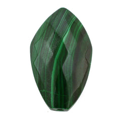 MALACHITE BRIOLETTE FANCY (HALF DRILL 1.00MM) 19X11MM 12.13 Cts.