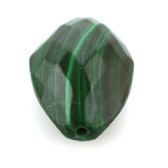 MALACHITE BRIOLETTE FANCY (HALF DRILL 1.00MM) 19X11MM 12.13 Cts.