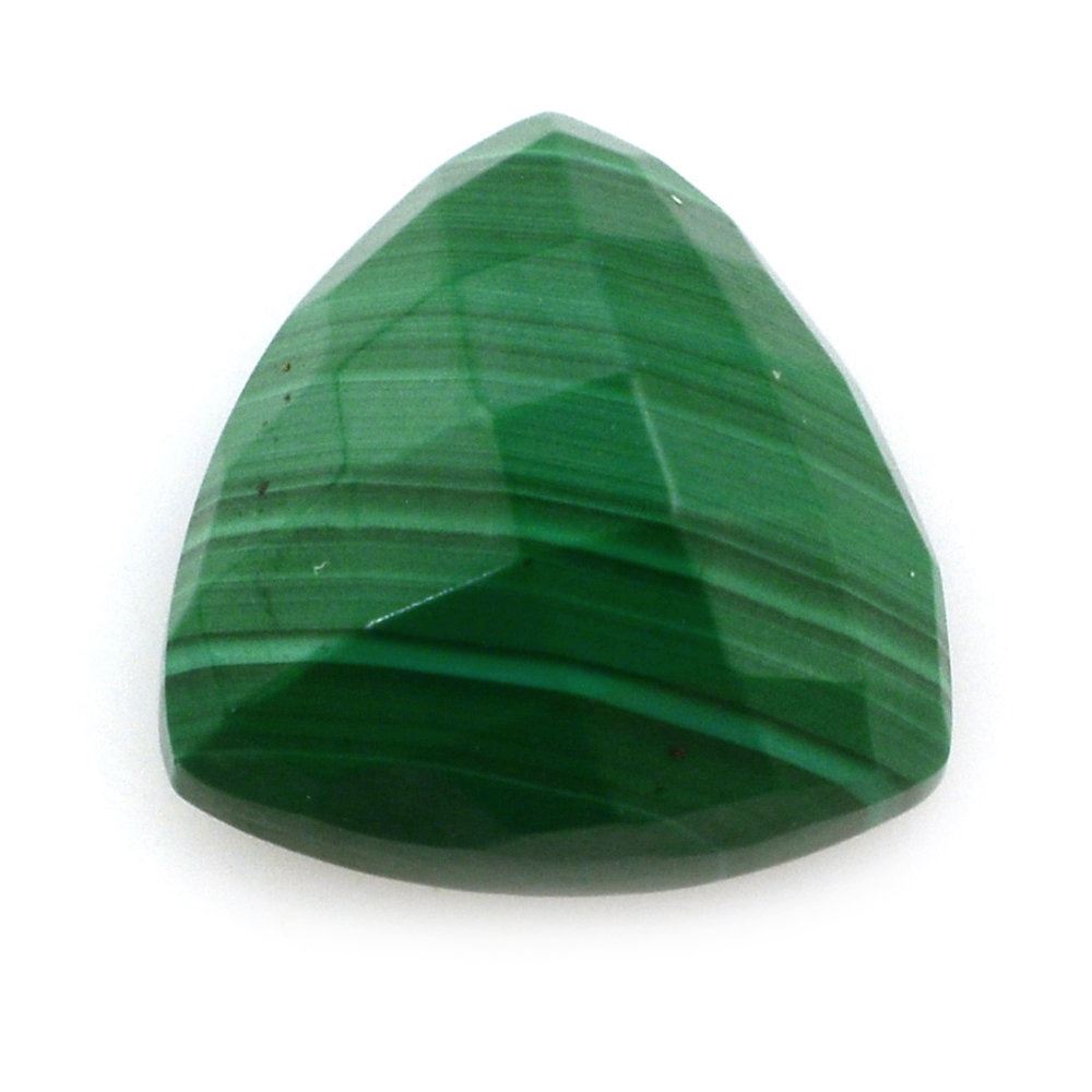 MALACHITE CHECKER TRILLION CAB 10MM 4.80 Cts.