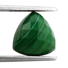 MALACHITE CHECKER TRILLION CAB 10MM 4.80 Cts.