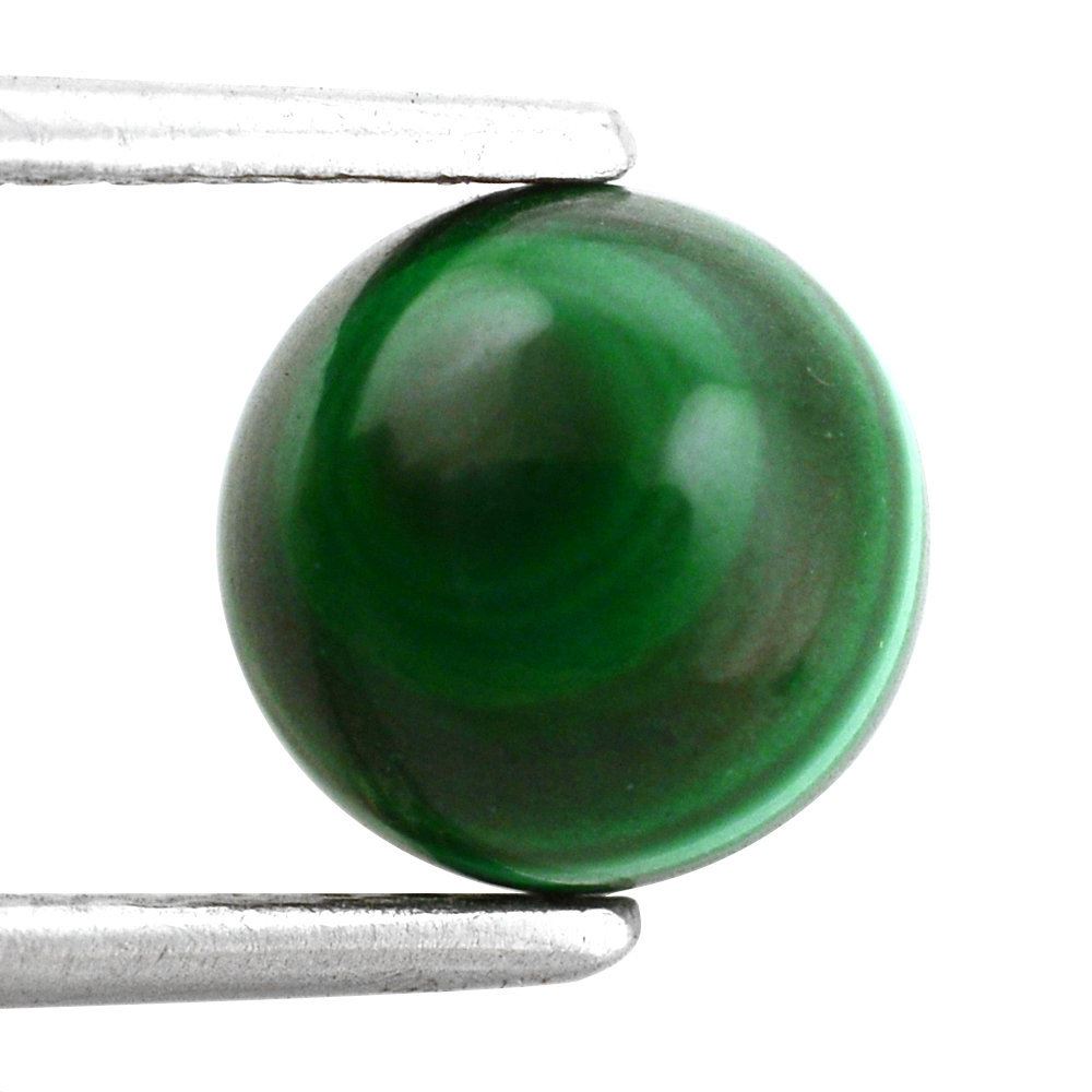 MALACHITE ROUND CAB 8MM 3.05 Cts.