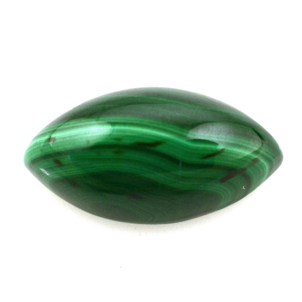 MALACHITE MARQUISE CAB 12X6MM 3.41 Cts.