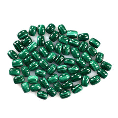 MALACHITE PLAIN CUSHION CAB 7X5MM 1.25 Cts.