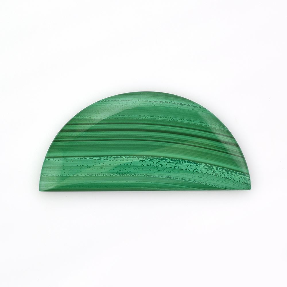 MALACHITE D SHAPE FANCY 50X24MM 60.93 Cts.