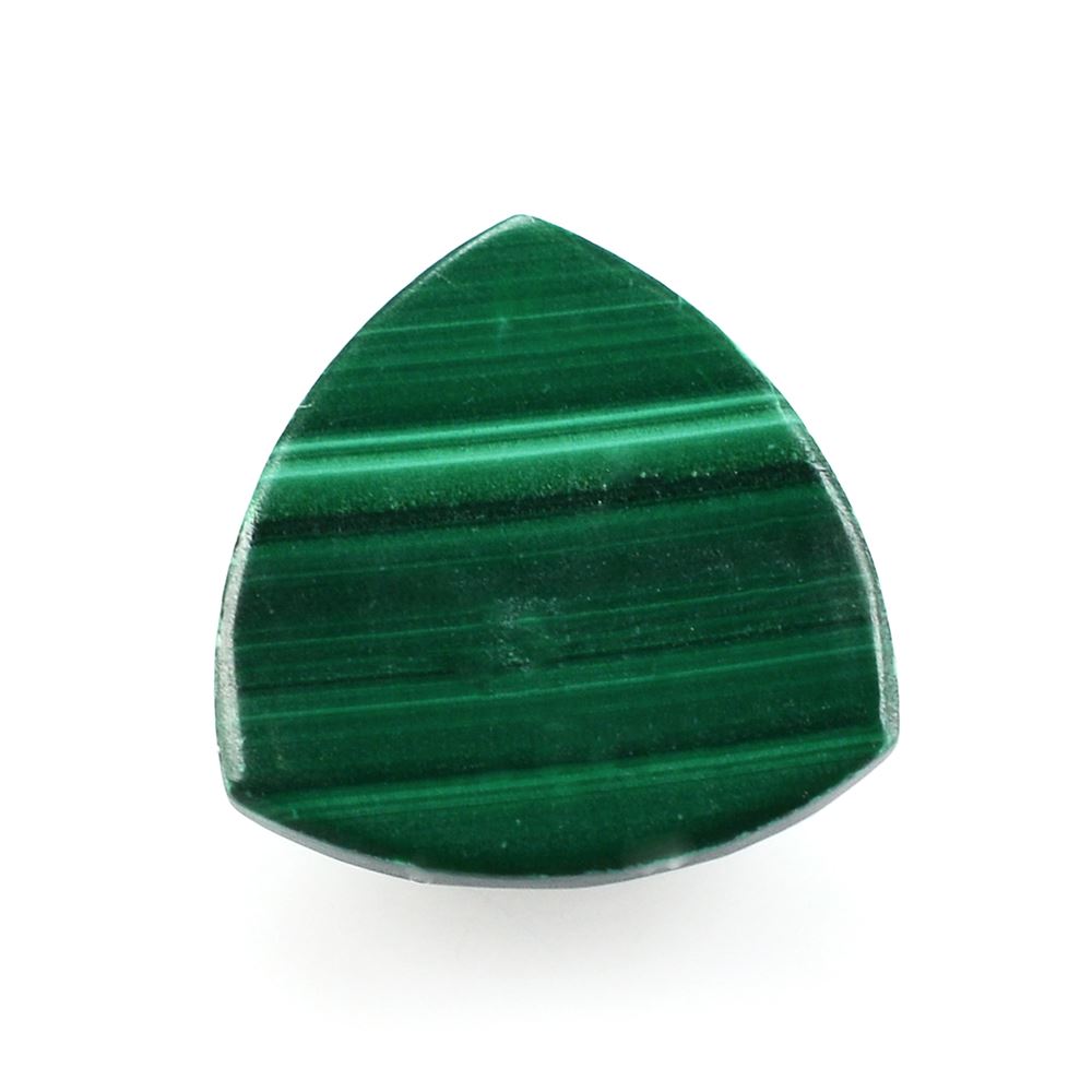 MALACHITE ROSE CUT TRILLION CAB 14MM 11.78 Cts.