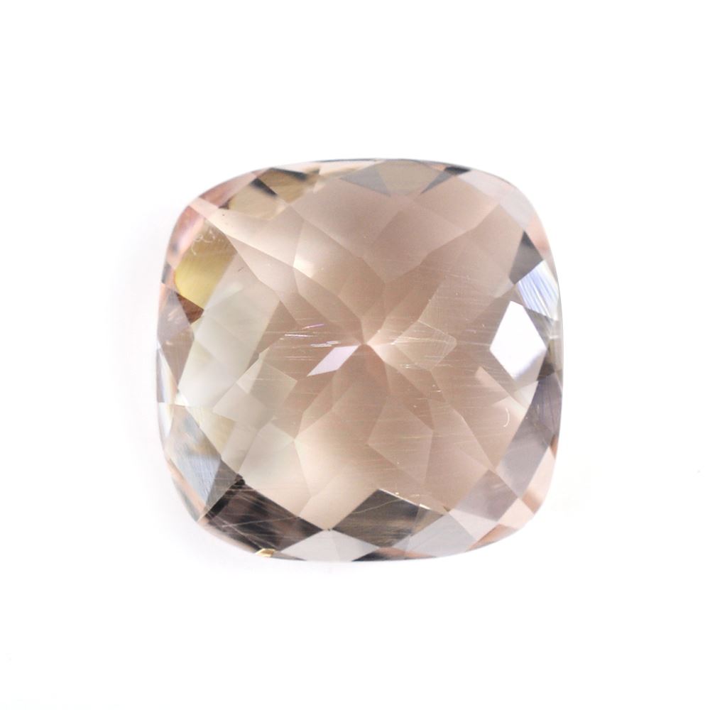 MORGANITE CHECKER CUT CUSHION (AA) (SI) 10MM 3.94 Cts.