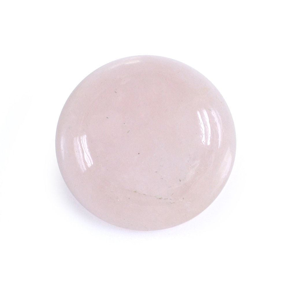 MILKY MORGANITE ROUND CAB (DARK) (SI) 10MM 3.75 Cts.