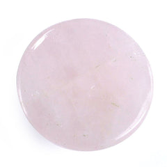 MILKY MORGANITE ROUND CAB (MEDIUM) (SI) 14MM 9.58 Cts.