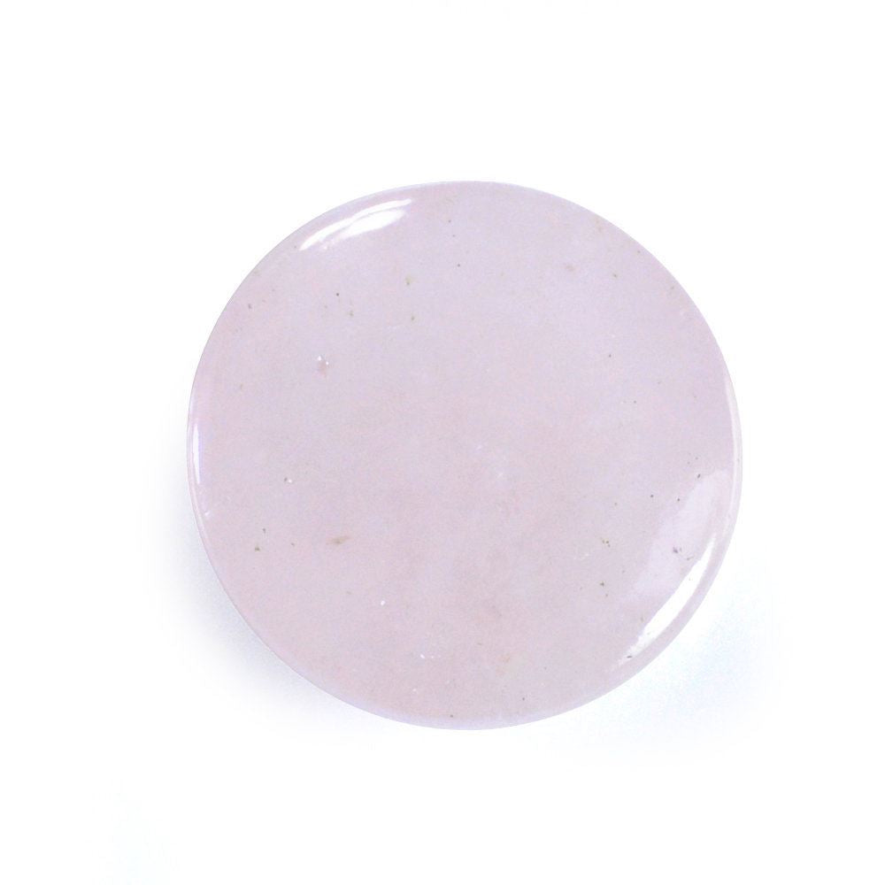 MILKY MORGANITE ROUND CAB (LITE) (SI) 10MM 4.15 Cts.