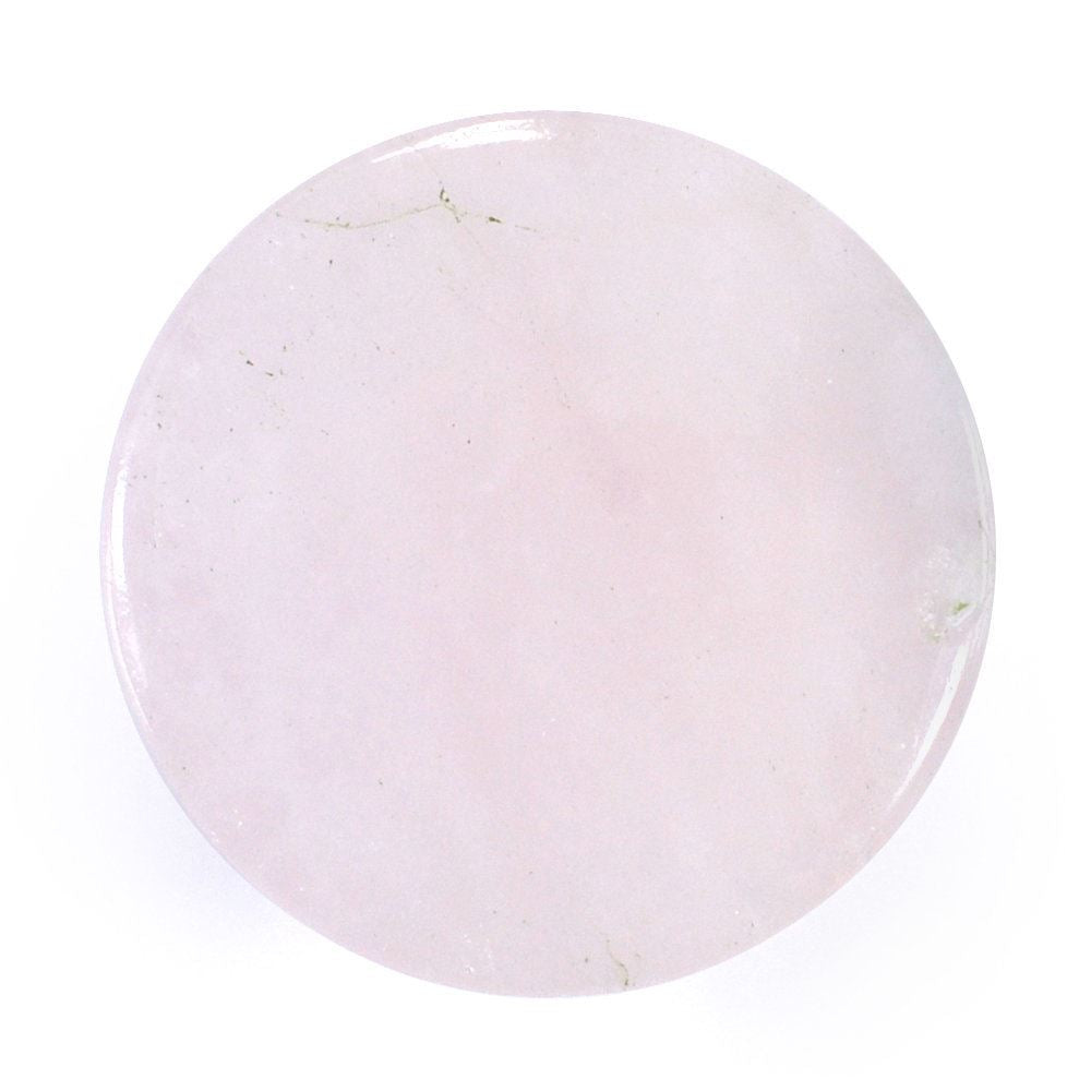 MILKY MORGANITE ROUND CAB (LITE) (SI) 14MM 10.00 Cts.