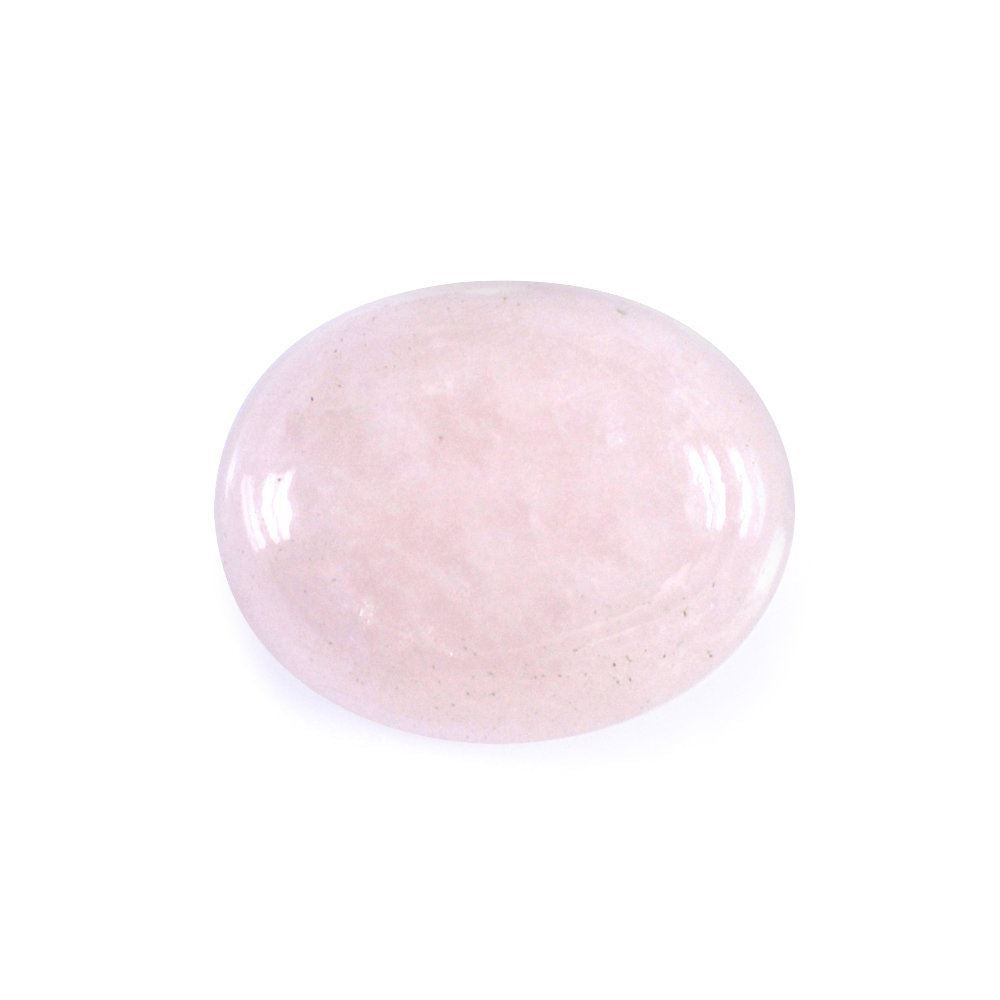 MILKY MORGANITE OVAL CAB (LITE) (SI) 10X8MM 2.38 Cts.