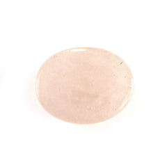 MILKY MORGANITE OVAL CAB (LITE) (SI) 10X8MM 2.38 Cts.