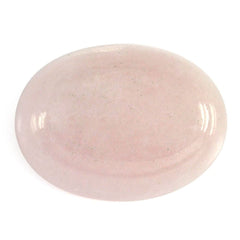 MILKY MORGANITE OVAL CAB (LITE) (SI) 16X12MM 8.68 Cts.