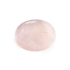 MILKY MORGANITE OVAL CAB (DARK) (SI) 10X8MM 2.39 Cts.