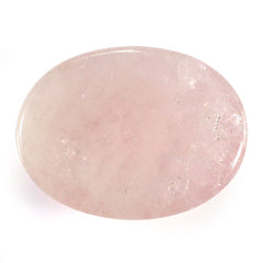 MILKY MORGANITE OVAL CAB (DARK) (SI) 16X12MM 8.60 Cts.