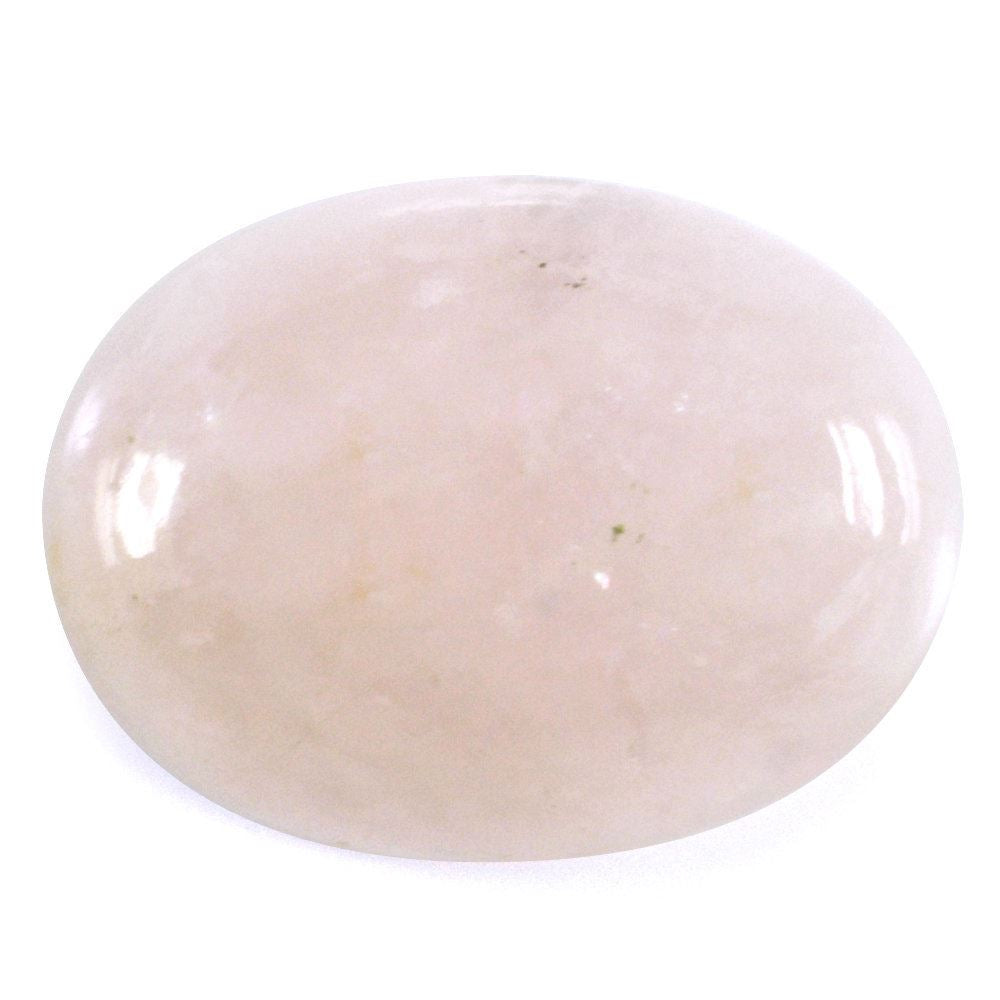 MILKY MORGANITE OVAL CAB (MEDIUM) (SI) 16X12MM 8.88 Cts.