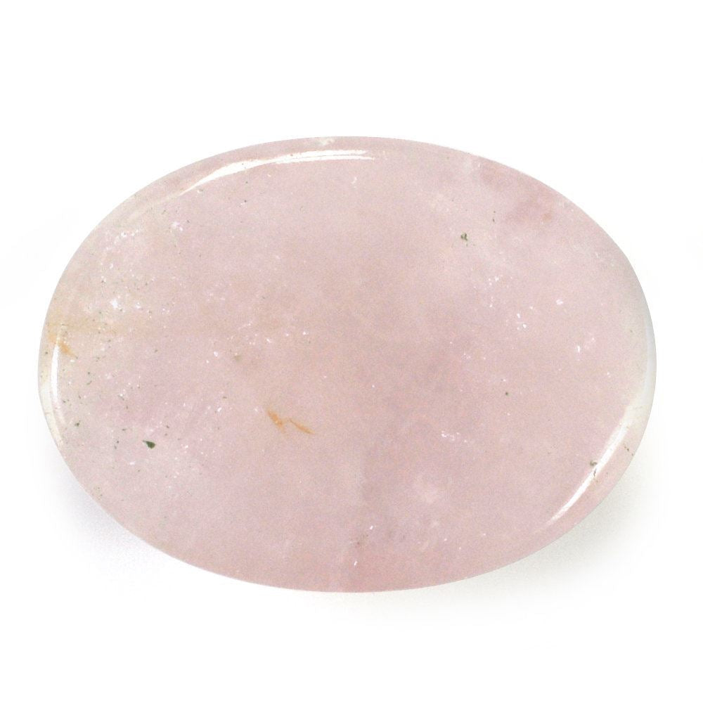 MILKY MORGANITE OVAL CAB (MEDIUM) (SI) 16X12MM 8.88 Cts.