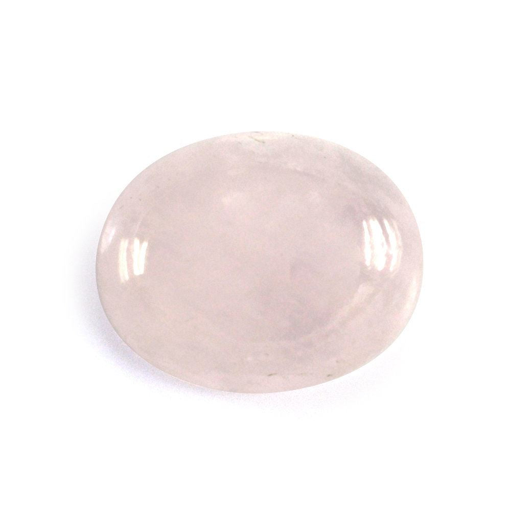 MILKY MORGANITE OVAL CAB (MEDIUM) (SI) 10X8MM 2.39 Cts.