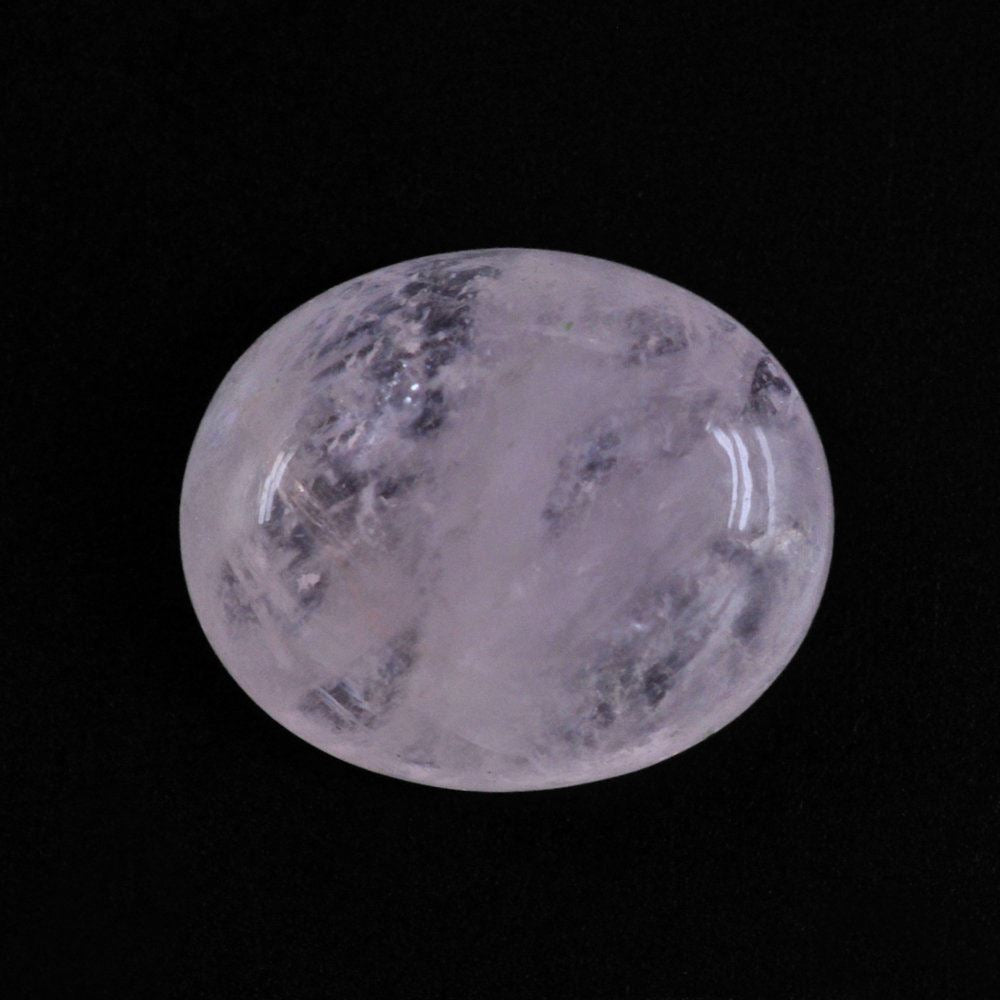 MILKY MORGANITE OVAL CAB (MEDIUM) (SI) 12X10MM 4.79 Cts.