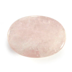 MILKY MORGANITE OVAL CAB (MEDIUM) (SI) 14X10MM 5.44 Cts.