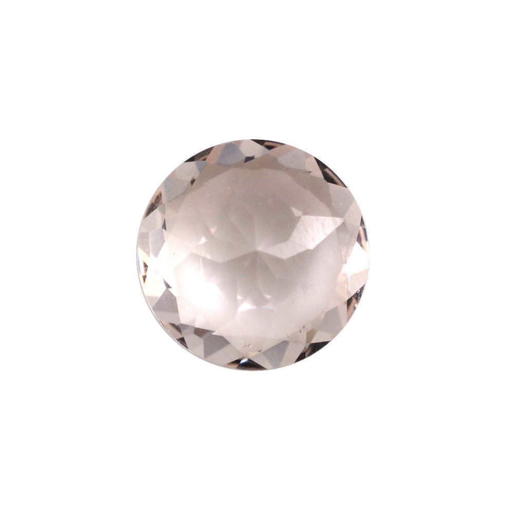 PEACH MORGANITE CUT ROUND (A/SI) 6.50MM 0.82 Cts.