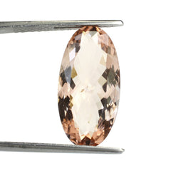 PEACH MORGANITE CUT OVAL (AAA/SI) 20X10MM 6.59 Cts.