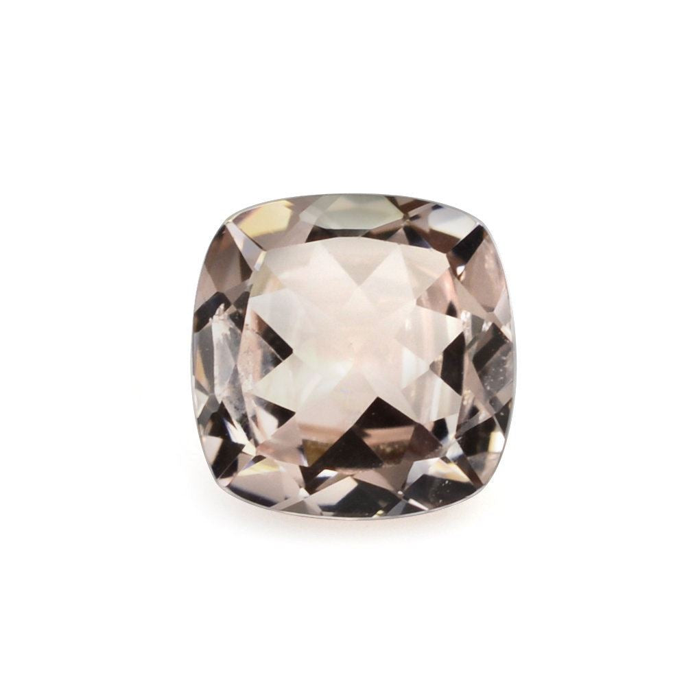 PEACH MORGANITE CUT CUSHION (AA/HI) 7MM 1.23 Cts.