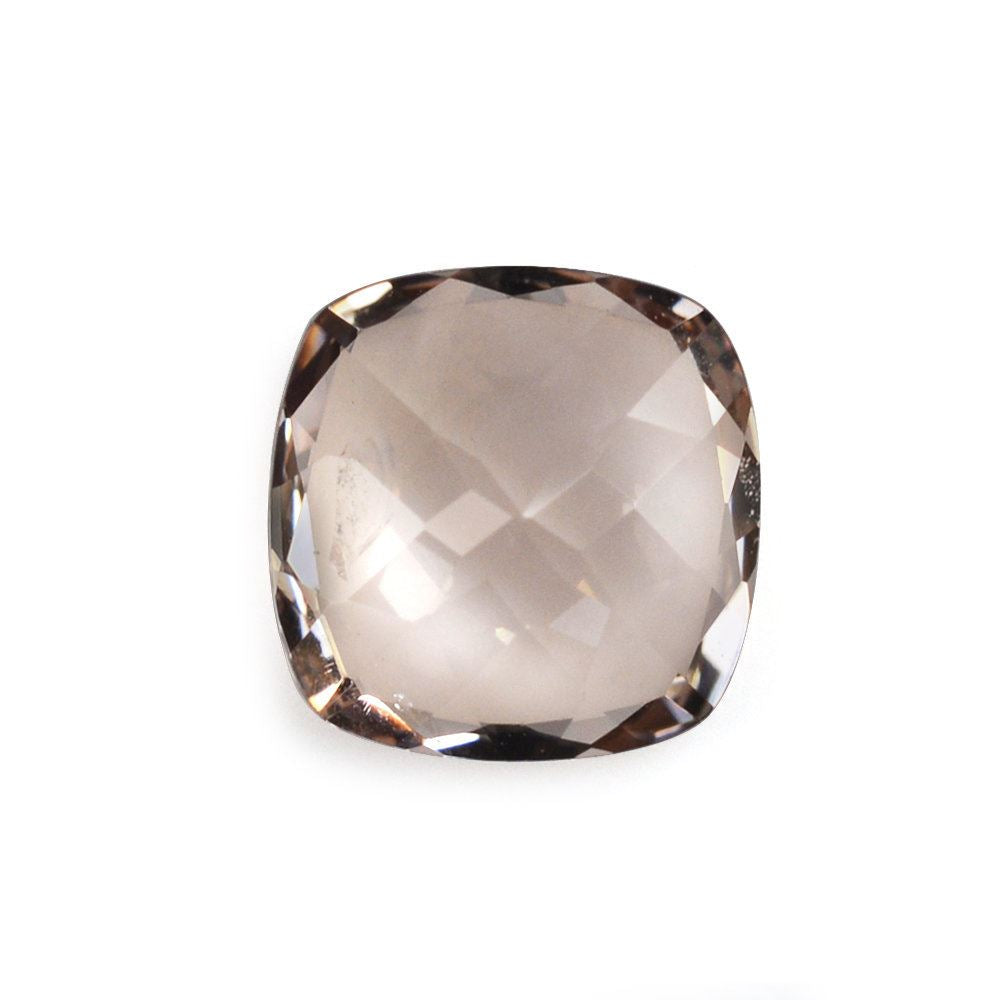 PEACH MORGANITE CUT CUSHION (AA/HI) 7MM 1.23 Cts.