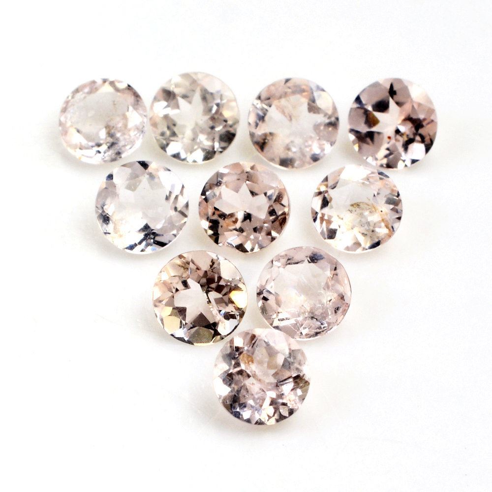 PEACH MORGANITE CUT ROUND (A/HI) 5MM 0.41 Cts.