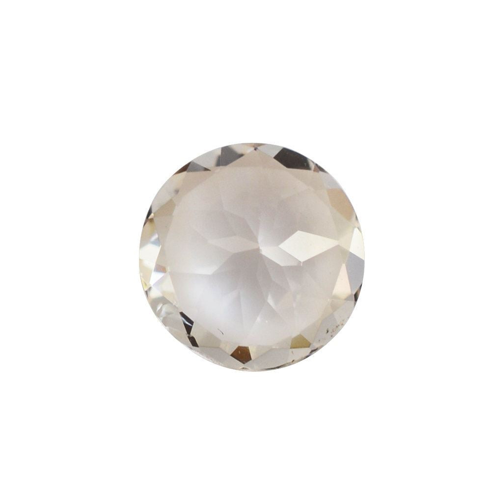 PEACH MORGANITE CUT ROUND (A) 7MM 0.96 Cts.