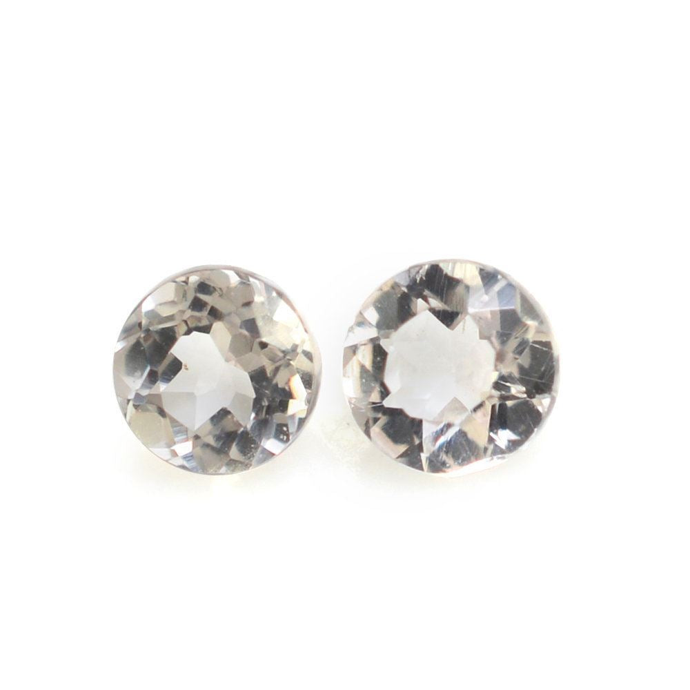 PEACH MORGANITE CUT ROUND (A) 3MM 0.11 Cts.