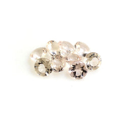 PEACH MORGANITE CUT ROUND (A) 2MM 0.03 Cts.