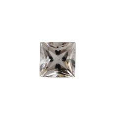 PEACH MORGANITE PRINCESS CUT SQUARE (A) 3.25MM 0.18 Cts.