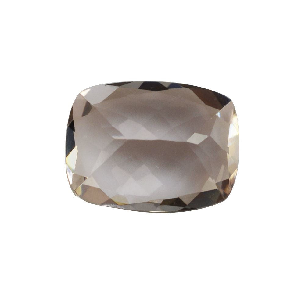 PEACH MORGANITE CUT CUSHION (A) 8X6MM 1.27 Cts.