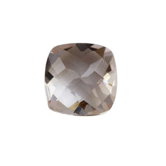 PEACH MORGANITE CHECKER CUT CUSHION (A) 6MM 0.80 Cts.