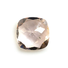 PEACH MORGANITE CUT CUSHION (AA/SI) 7MM 1.35 Cts.