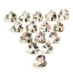 PEACH MORGANITE CUT HEART (A) 5MM 0.38 Cts.