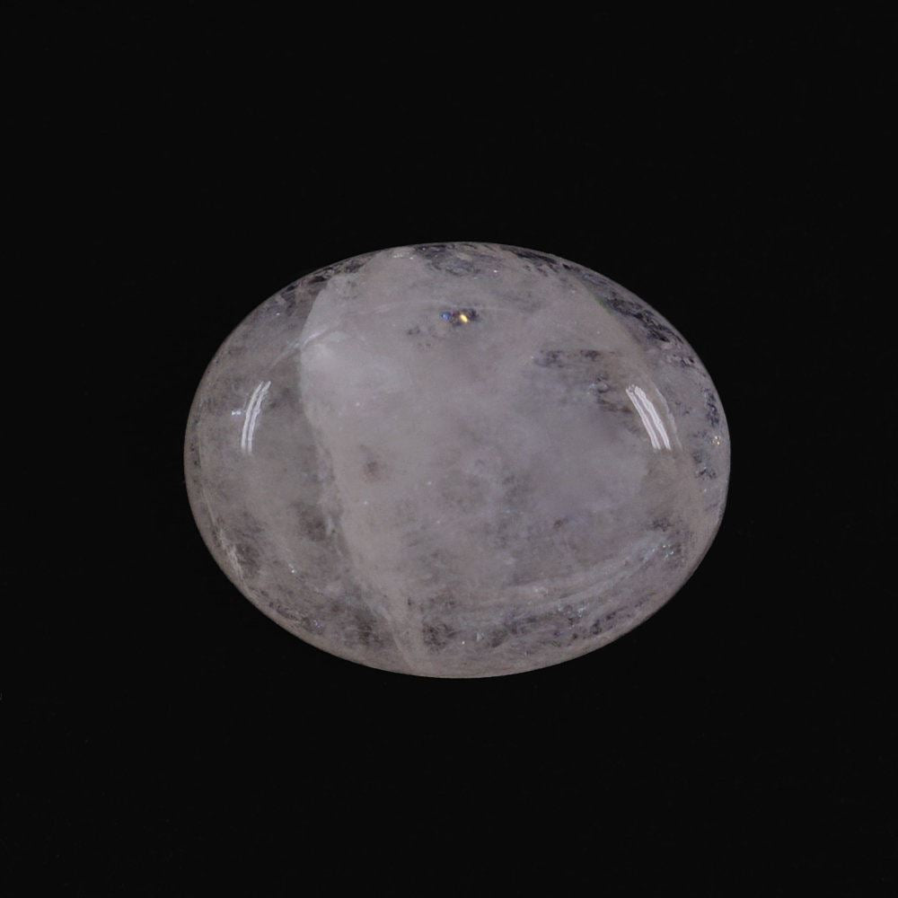 MILKY MORGANITE OVAL CAB 10X8MM 2.45 Cts.