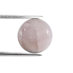 MILKY MORGANITE ROUND CAB 12MM 6.24 Cts.